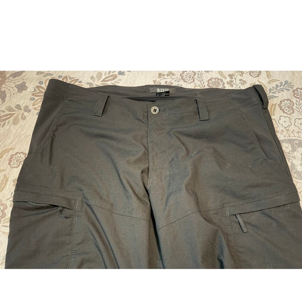 5.11 Tactical Pants Mens 42x32 Black Hiking Work Cargo Pants 42 x 32 - Picture 3 of 6